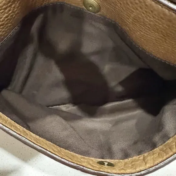 COACH BLEECKER LEGACY LEATHER COURIER BAG BRASS CIGAR F71070 - Picture 7 of 11